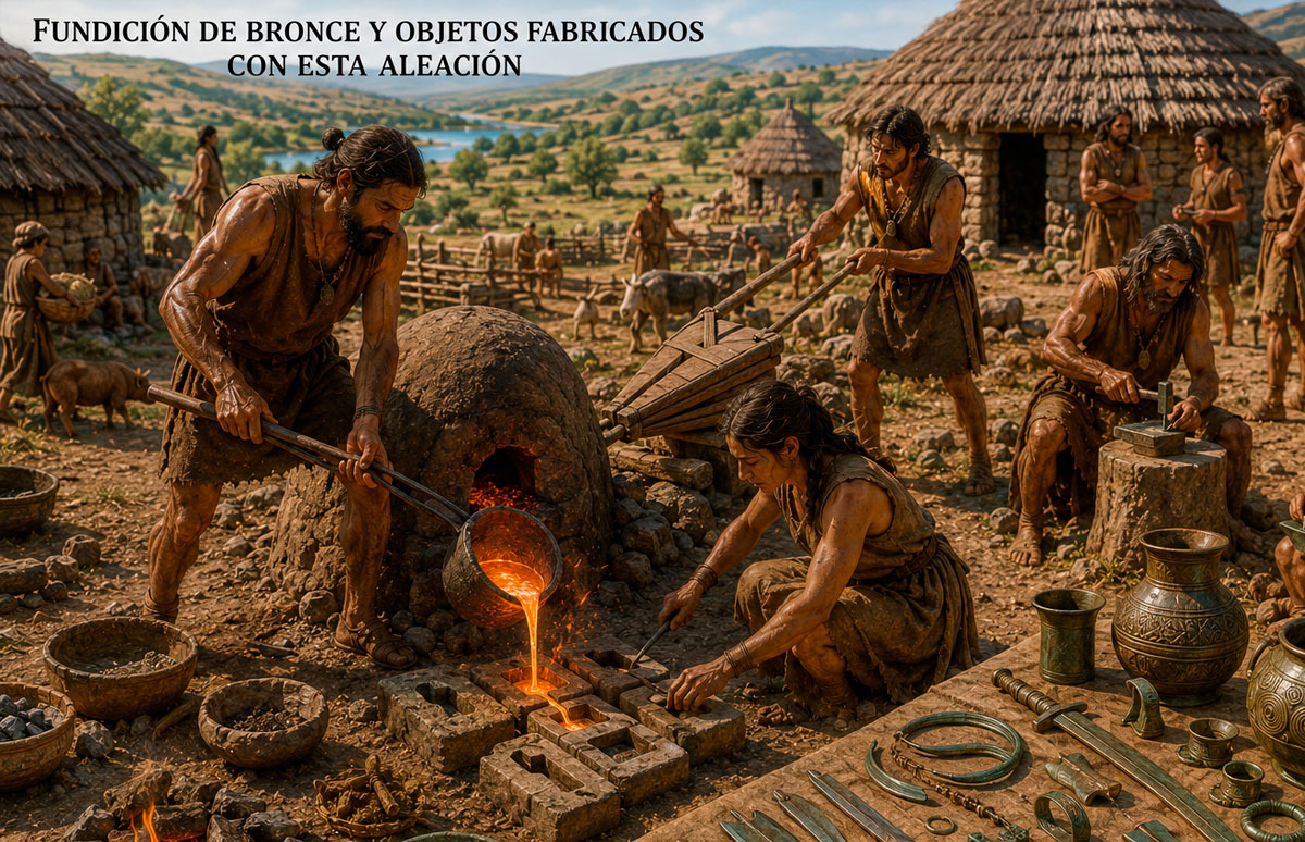 Fundición de bronce y objetos fabricados con esta aleación.